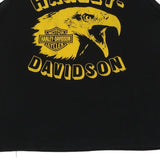 Vintage black Atlanta Georgia Harley Davidson Top - womens small