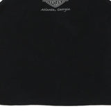 Vintage black Atlanta Georgia Harley Davidson Top - womens small