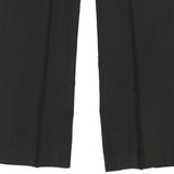 Richmond Trousers - 32W UK 10 Black Cotton Blend