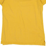 Napapijri Polo Shirt - Large Yellow Cotton