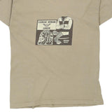 Junior Age  Armani Graphic T-Shirt - XL Beige Cotton