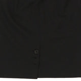 Emporio Armani Skirt - 26W UK 6 Black Wool Blend