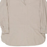 Vintage beige Giorgio Armani Shirt Dress - womens large