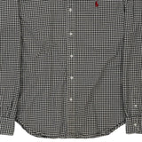 Ralph Lauren Checked Shirt - Large Black & White Cotton