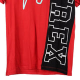 Pyrex Spellout T-Shirt - Small Red Cotton