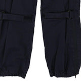 Kaama Cargo Trousers - 32W 30L Navy Cotton Blend