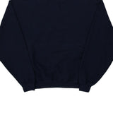 Jerzees Graphic Sweatshirt - Large Navy Cotton Blend
