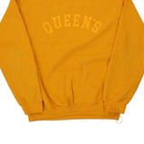 Queens Unbranded Graphic Sweatshirt - Medium Yellow Cotton Blend
