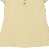 Burberry Brit Polo Shirt - Small Yellow Cotton