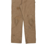 Carhartt Carpenter Trousers - 38W 34L Brown Cotton
