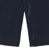 Dickies Trousers - 30W UK 10 Navy Cotton Blend
