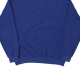 Blank Fruit Of The Loom Sweatshirt - Large Blue Cotton Blend
