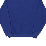 Blank Fruit Of The Loom Sweatshirt - Large Blue Cotton Blend