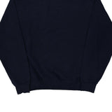Blank Fruit Of The Loom Sweatshirt - Large Navy Cotton Blend
