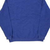 Blank Fruit Of The Loom Sweatshirt - Large Blue Cotton Blend