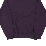Blank Fruit Of The Loom Sweatshirt - Medium Purple Cotton Blend