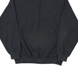 Blank Jerzees Sweatshirt - Large Grey Cotton Blend