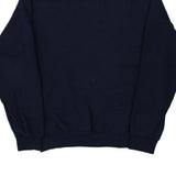 Blank Fruit Of The Loom Sweatshirt - Medium Navy Cotton Blend