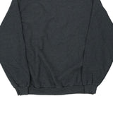 Blank Unbranded Sweatshirt - Large Grey Cotton Blend