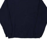 Blank Hanes Sweatshirt - Medium Navy Cotton Blend