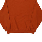 Blank Fruit Of The Loom Sweatshirt - XL Orange Cotton Blend