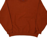 Blank Fruit Of The Loom Sweatshirt - XL Orange Cotton Blend