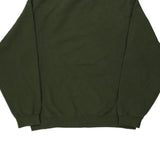 Blank Jerzees Sweatshirt - Large Khaki Cotton Blend