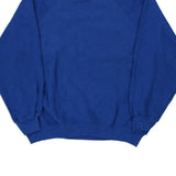 Made in USA Blank Player'S Club Sweatshirt - XL Blue Cotton Blend
