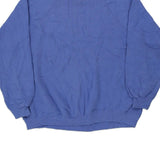 Blank Hanes Sweatshirt - XL Blue Cotton Blend