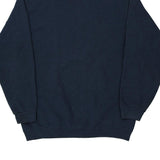 Blank Bvd Sweatshirt - Large Blue Cotton Blend