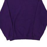 Blank Fruit Of The Loom Sweatshirt - Medium Purple Cotton Blend