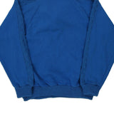 1980's Blank Freelance Jumper - Medium Blue Cotton Blend