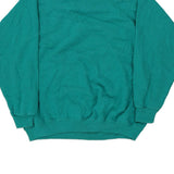 Blank Hanes Sweatshirt - Large Green Cotton Blend