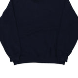 Blank Fruit Of The Loom Sweatshirt - Large Navy Cotton Blend
