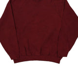Made in USA Blank Fruit Of The Loom Sweatshirt - XL Red Cotton Blend