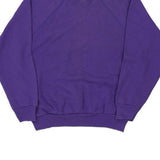 Made in USA Blank Tultex Sweatshirt - Medium Purple Cotton Blend