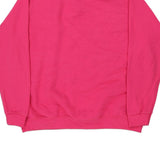 Blank Gildan Sweatshirt - Large Pink Cotton Blend