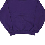 Made in USA Blank Unbranded Sweatshirt - XL Purple Cotton Blend