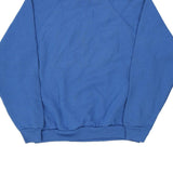 Made in USA Blank Basics Sweatshirt - Large Blue Cotton Blend