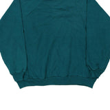 Blank Hanes Sweatshirt - XL Blue Cotton Blend