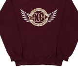 Chesterton Gildan Sweatshirt - Small Burgundy Cotton Blend