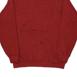 Aspen Cal Cru Sweatshirt - Small Red Cotton Blend