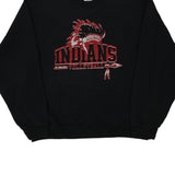 Indians Volleyball Jerzees Sweatshirt - Medium Black Cotton Blend