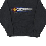 Eestes Park Colorado Jerzees Graphic Sweatshirt - Medium Grey Cotton Blend