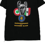 Age 9-11 Inter Milan Alato Football T-Shirt - Medium Black Cotton