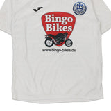 Age 12 Bingo Bikes J Graphic T-Shirt - Large White Cotton
