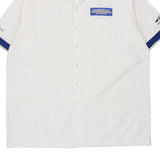 Made in USA Chamberlain Jays Short Sleeve Shirt - 2XL White Cotton