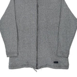 Champion Zip Up - Large Grey Cotton
