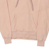 Age 11-12 Champion Spellout Hoodie - Small Pink Cotton Blend