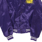Age 13-14 Auburn Graphic Baseball Jacket - Small Purple Polyester